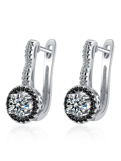 Original Rhinestone Earrings by migunica