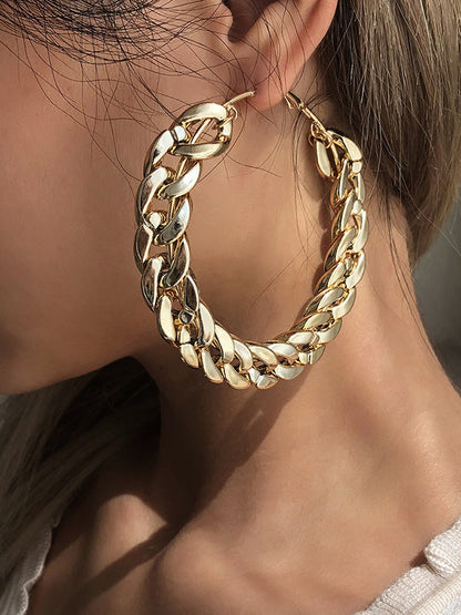 Original Cool Statement Chain Earrings by migunica