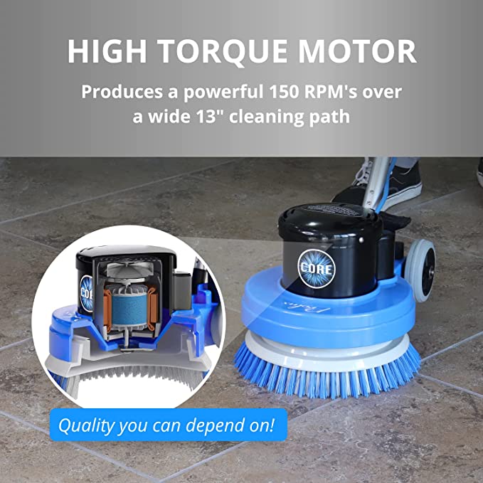 Prolux Core 13" Heavy Duty Commercial Polisher Floor Buffer Machine Scrubber and 5 Pads by Prolux Cleaners