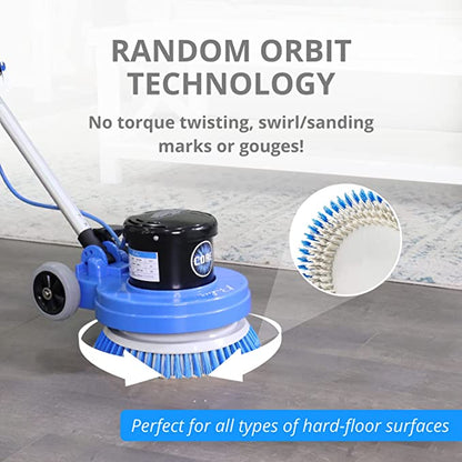 Prolux Core 13" Heavy Duty Commercial Polisher Floor Buffer Machine Scrubber and 5 Pads by Prolux Cleaners