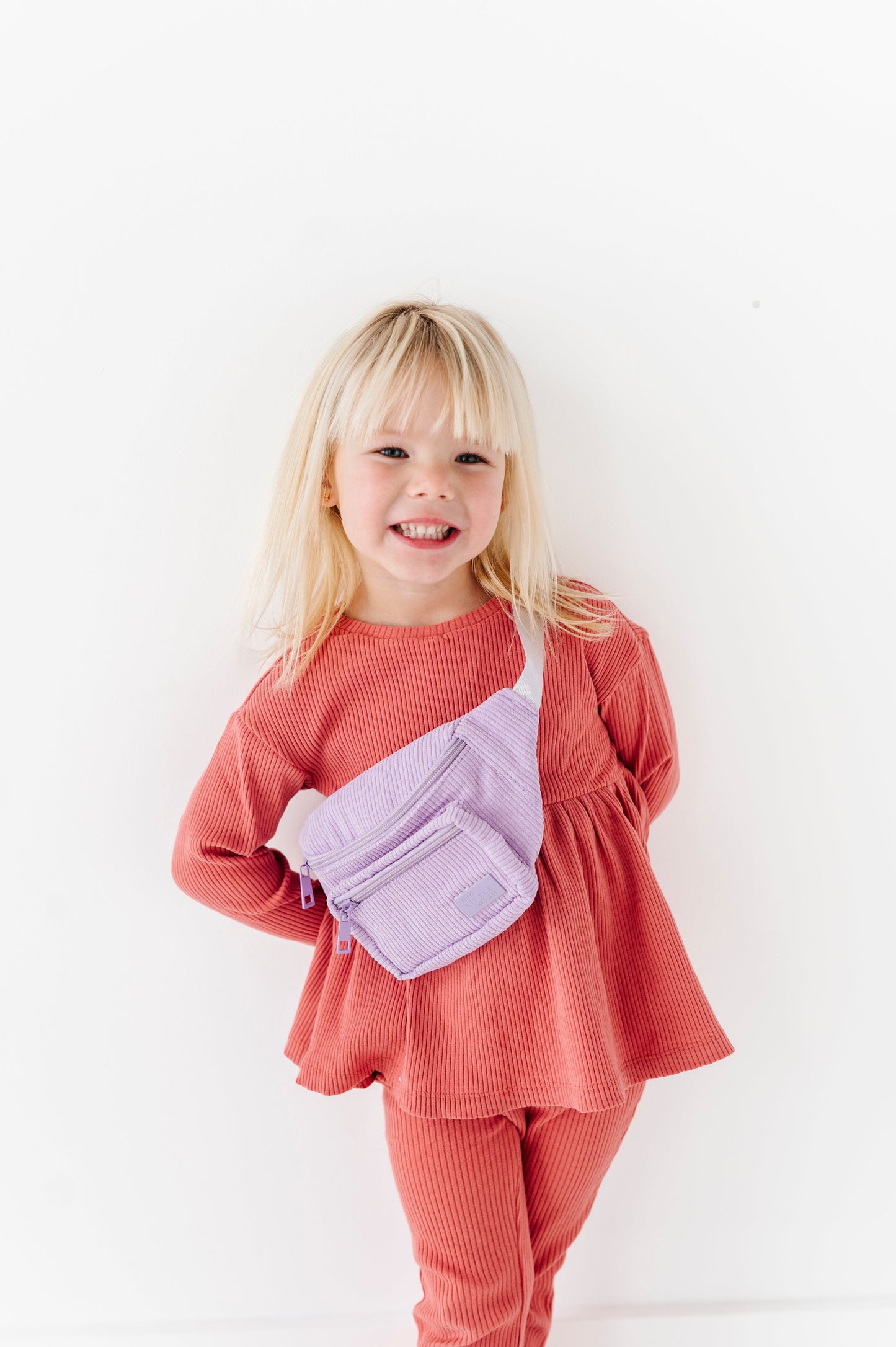 Kids Belt Bag- Lavender by Big Little Wish