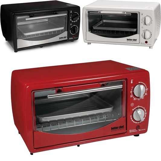 Better Chef 9L Toaster Oven Broiler with Slide-Out Rack and Bake Tray by Jupiter Gear Home