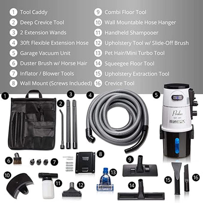 Prolux Wet/Dry Garage Vacuum, Shampooer, Blower and Detailer by Prolux Cleaners