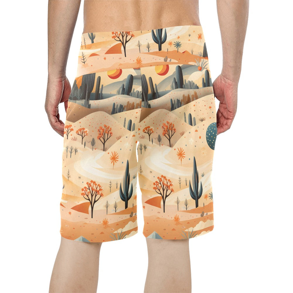 Southwestern Desert Men's Beach Board Shorts by Baha Ranch Western Wear