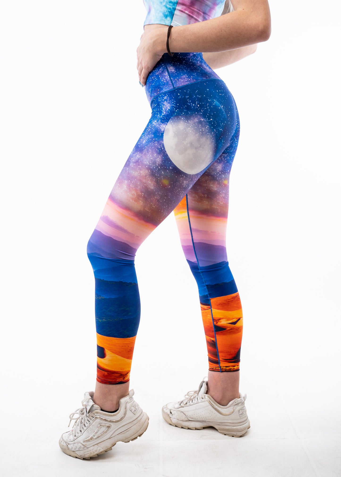 Great Sand Dunes Yoga Pants by Colorado Threads Clothing