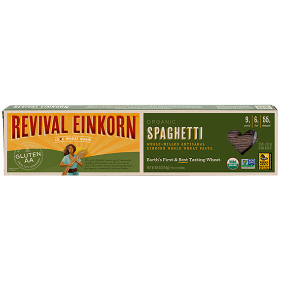 Revival Einkorn - 'Spaghetti' Organic Einkorn Whole Wheat Pasta (250G) by The Epicurean Trader