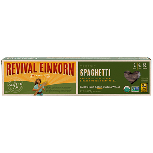 Revival Einkorn - 'Spaghetti' Organic Einkorn Whole Wheat Pasta (250G) by The Epicurean Trader