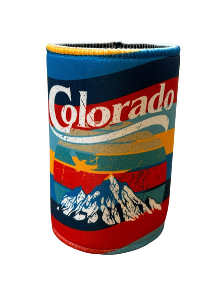 Groovy Colorado Can Koozie by Colorado Threads Clothing