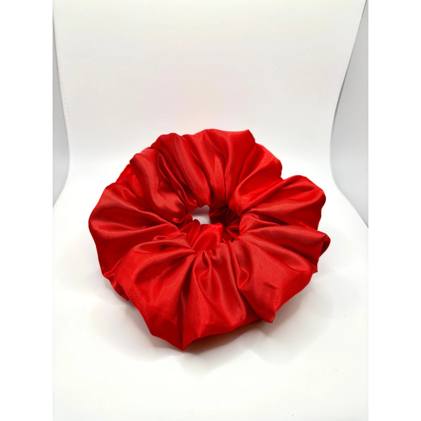 Red Silk Scrunchie by Enchanted Scrunch