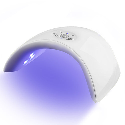 36W UV LED Lamp Nail Gel Dryer 12 LEDs Sensor Fingernail Toenail Gel Curing Machine Nail Art Painting - White by VYSN