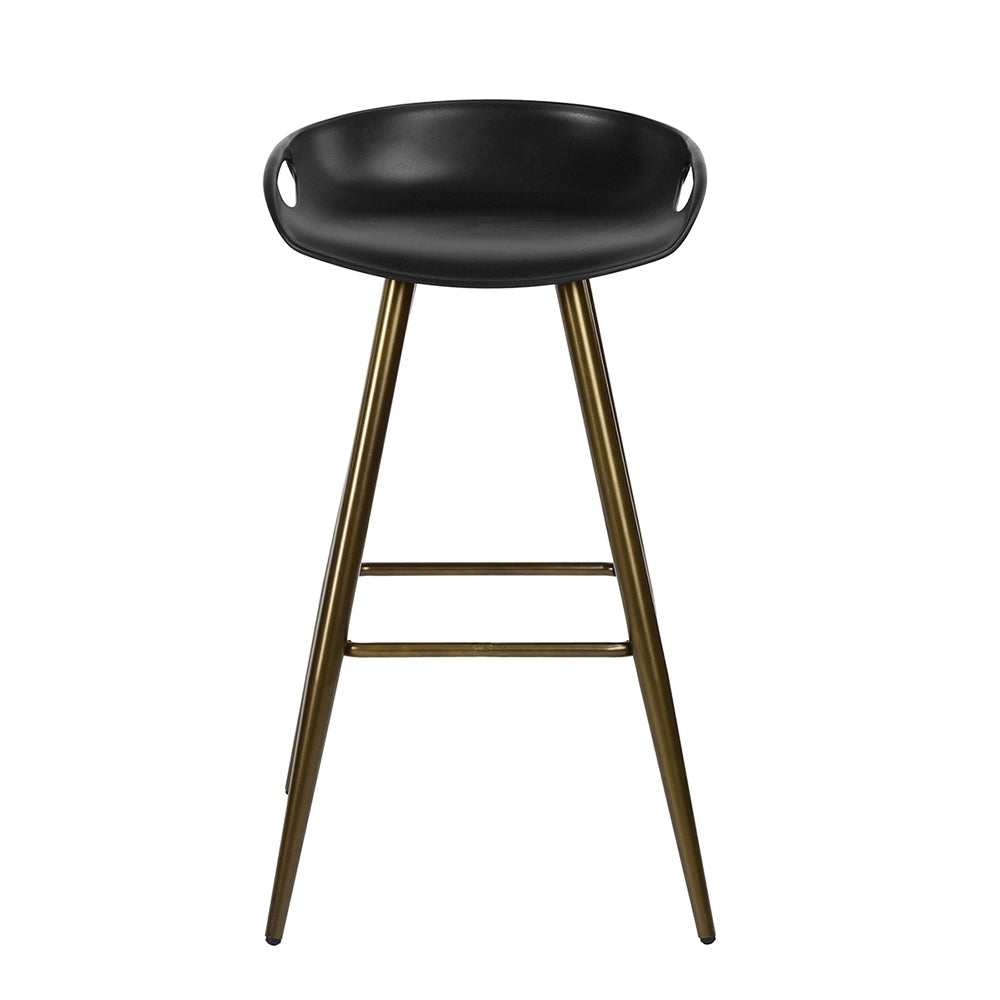 Bak Bar & Counter Stool (Set of 2) - Black & Gold