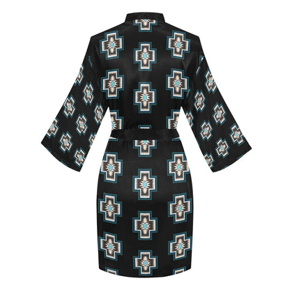 Southwestern Cross Women's Lounge Kimono Robe by Baha Ranch Western Wear