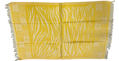 Yellow Printed Towel by Colorado Threads Clothing