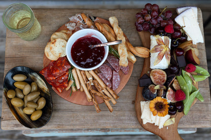 Round Cheese Board with Spreader by 2nd Story Goods