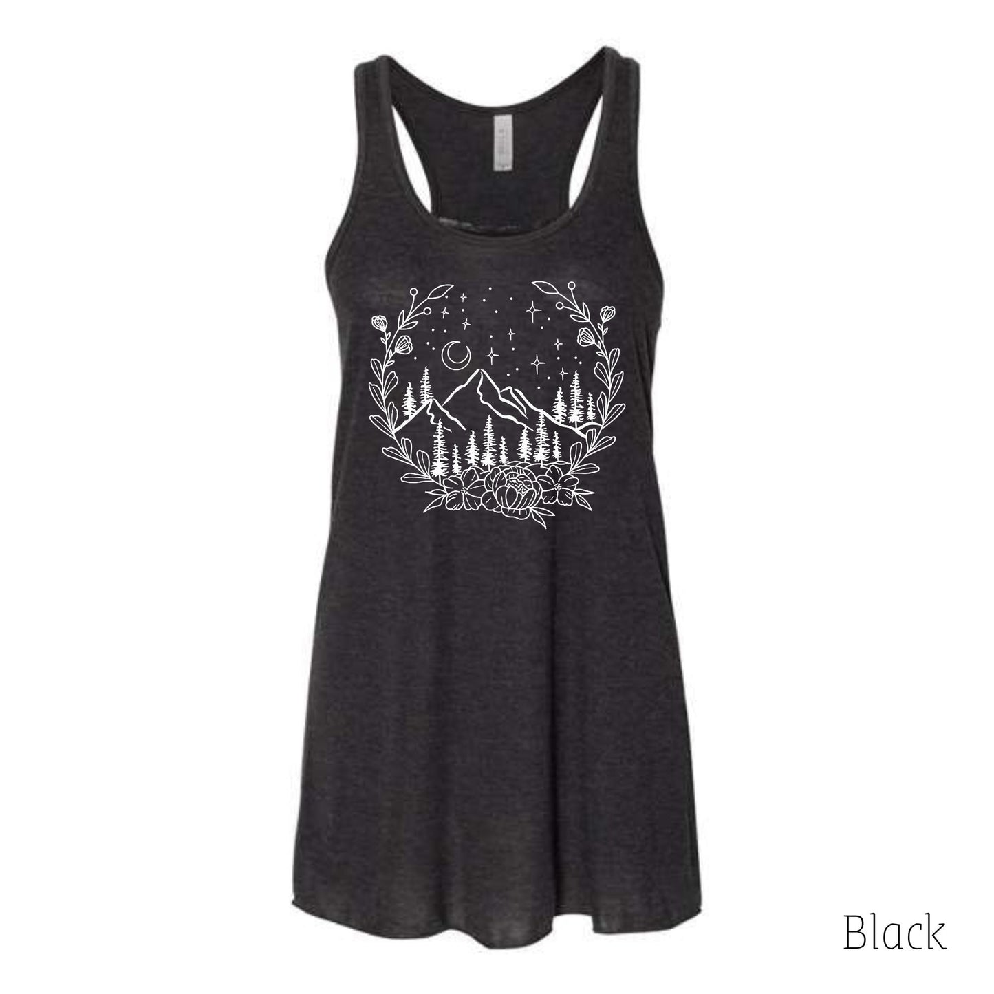 Mountain Scene Tank Top by 208 Tees