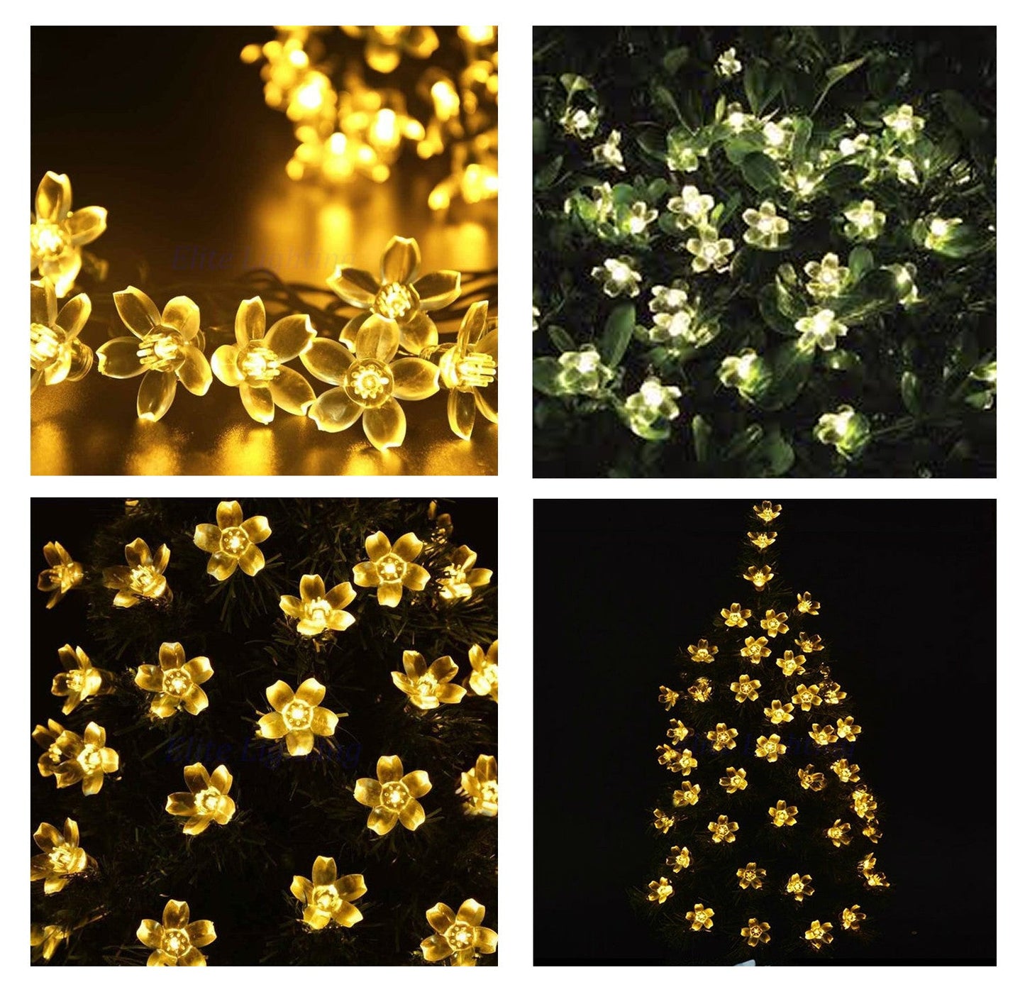 Solar Cherry Blossom Lights All Weatherproof by VistaShops