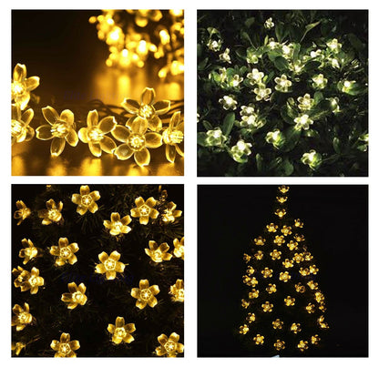 Solar Cherry Blossom Lights All Weatherproof by VistaShops