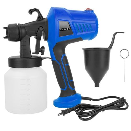 700W Electric Paint Sprayer Handheld HVLP Spray Painter Painting Spray Gun For Fences Brick Walls w/ 3 Spray Patterns 800ML Detachable Cup - Blue by VYSN