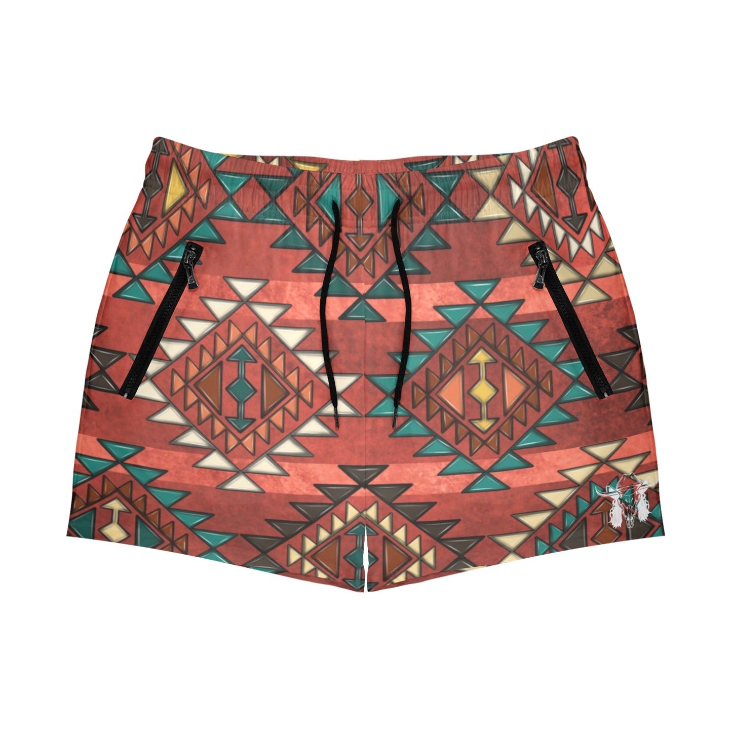 Mullet Cowboy Adobe Aztec Beach Shorts by Baha Ranch Western Wear