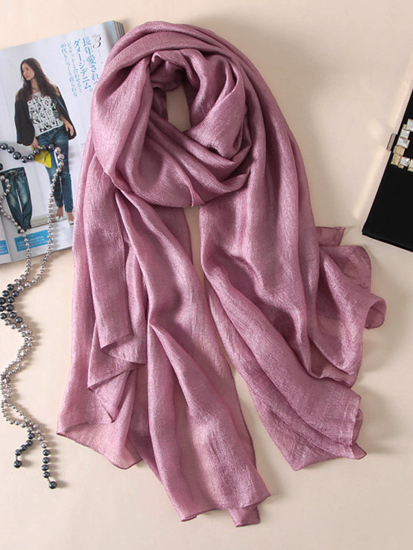 Wrap Keep Warm Solid Color Sun Protection Scarf by migunica