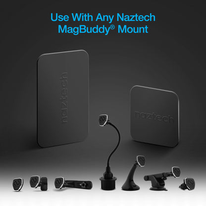 Naztech MagBuddy Universal Metal Plates Black (13626-HYP) by Jupiter Gear Home