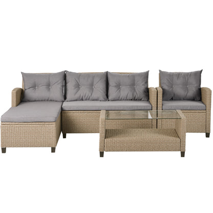 Set Of 4 Piece Outdoor, Patio Furniture by Blak Hom