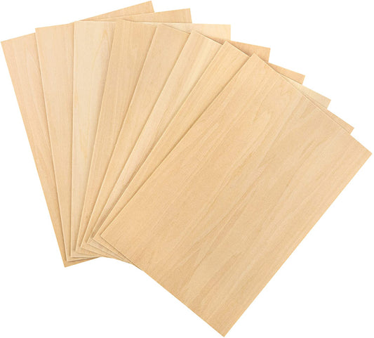 Basswood Sheets 12X8X1/16 16 Pack by Hammont