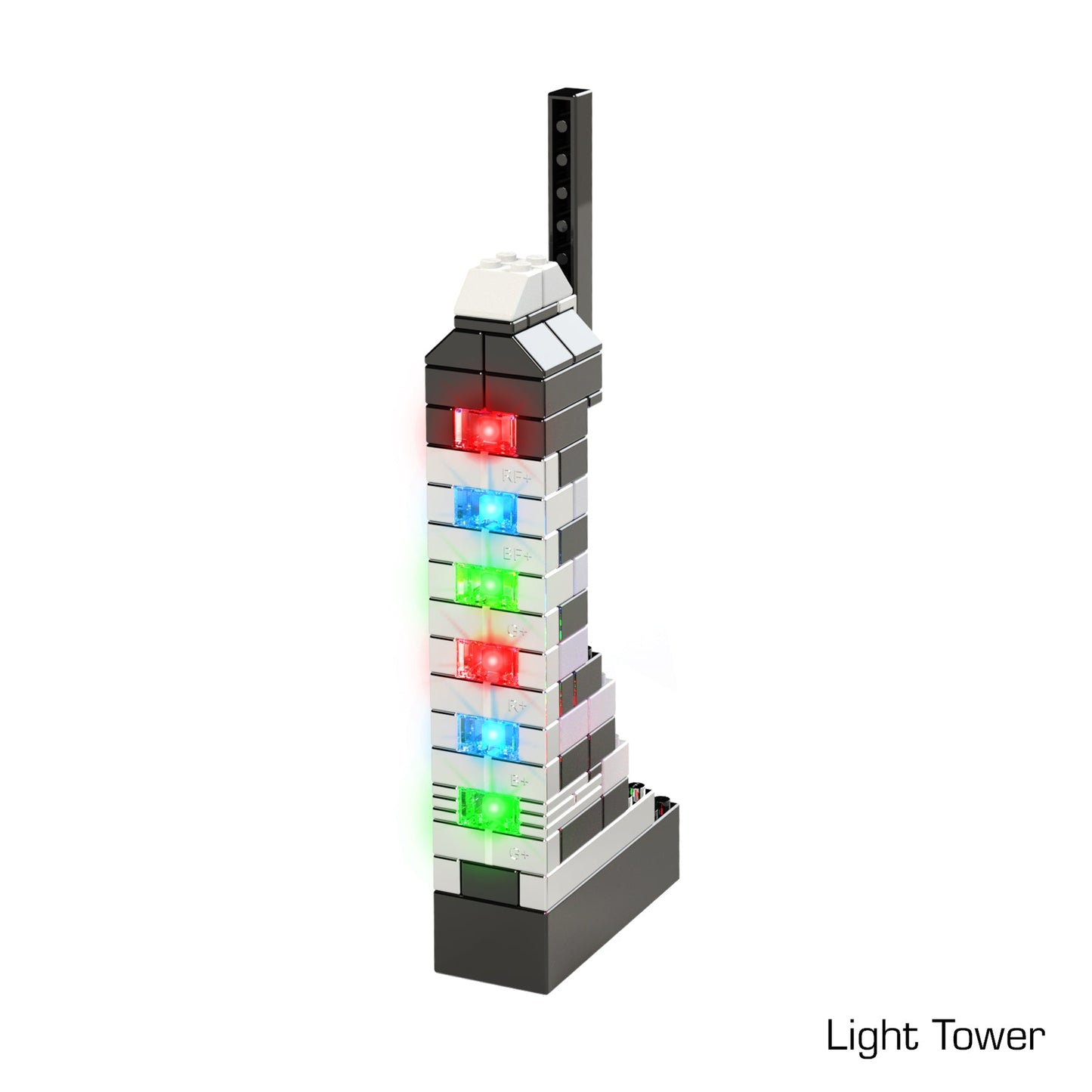 Power Blox™ Builds Plus Set - E-Blox® - LED Light-Up Building Blocks by E-Blox, Inc.