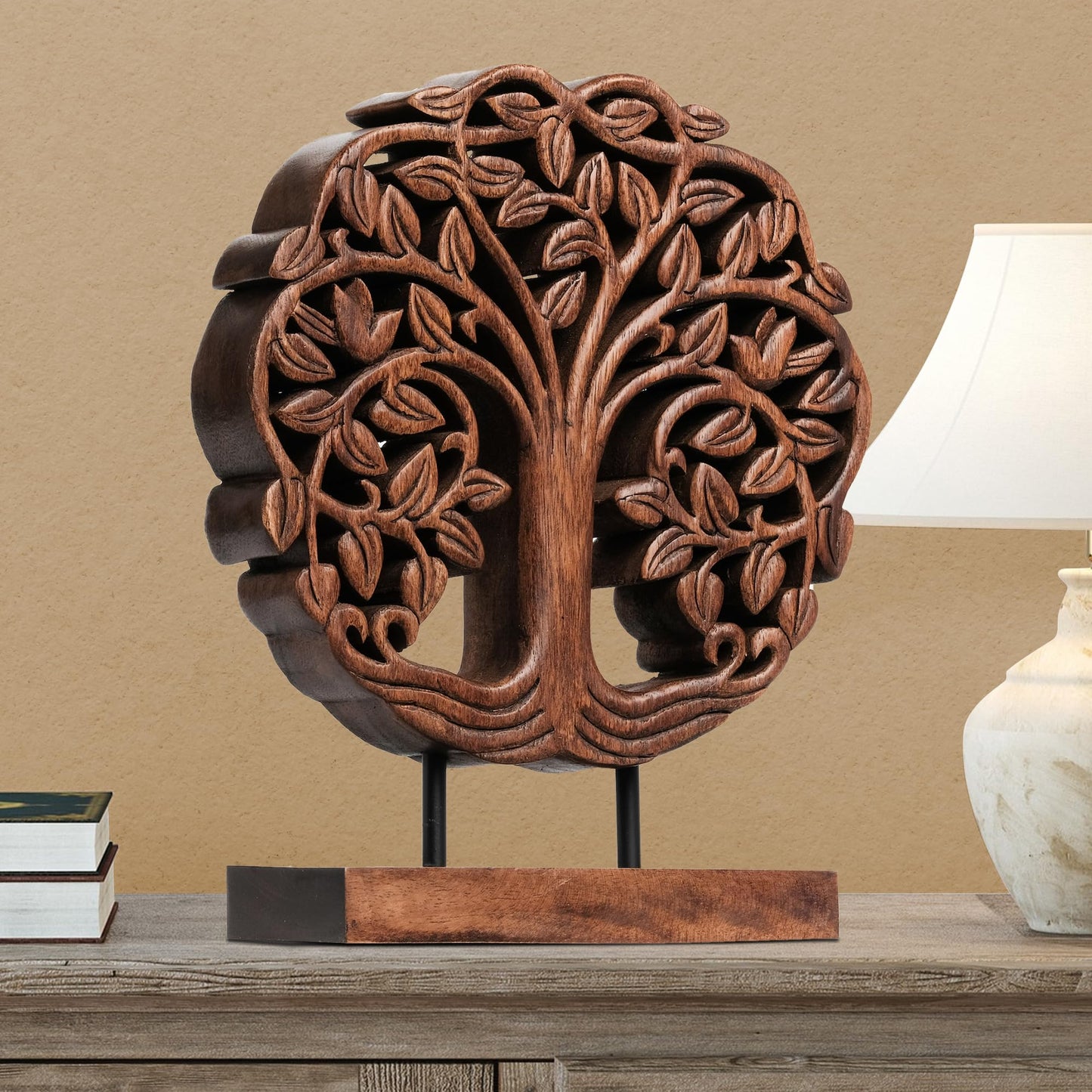 Trezevant Tree of Life Wooden Sculpture - Medium by Decozen