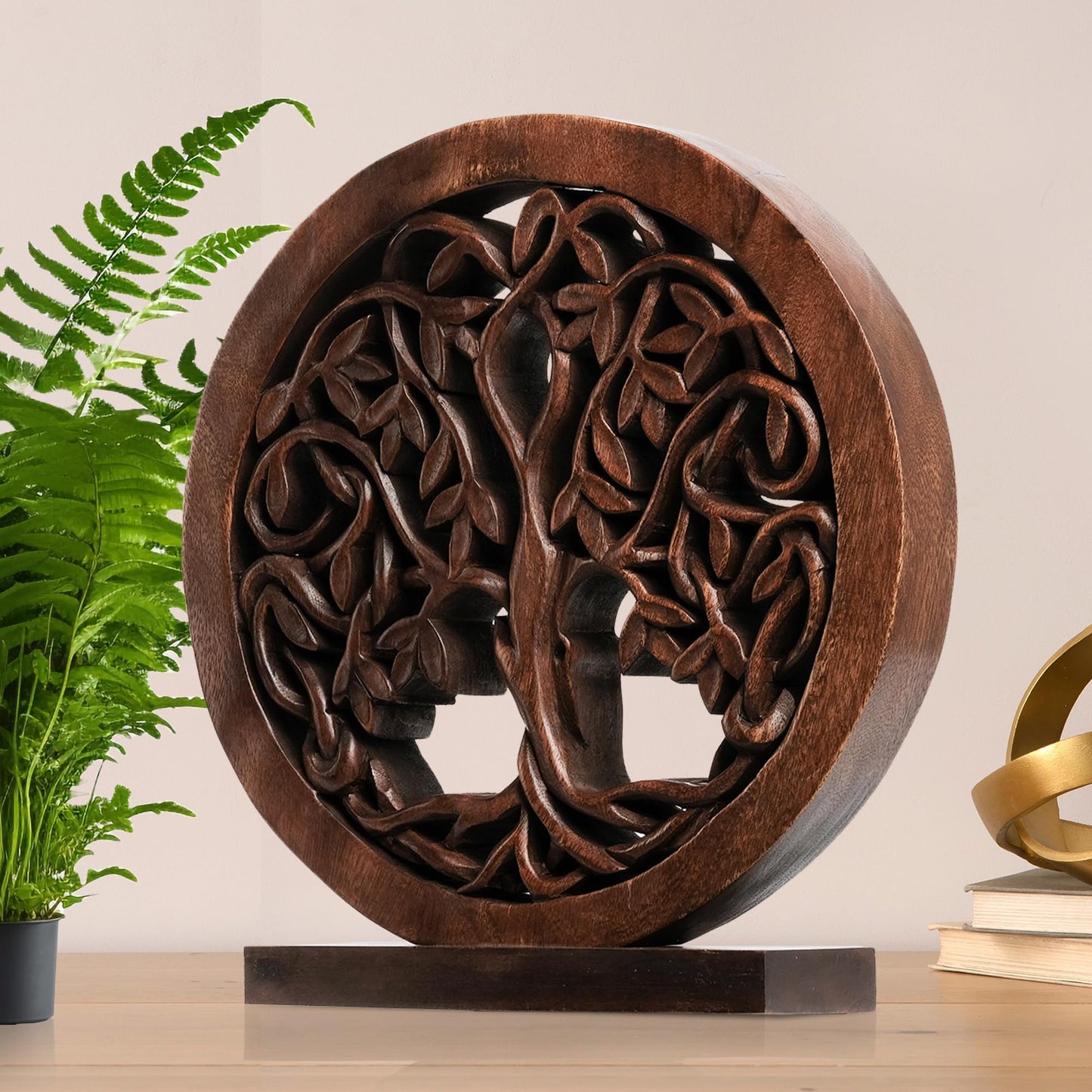 Travilah Tree of Life Wooden Sculpture - Large by Decozen