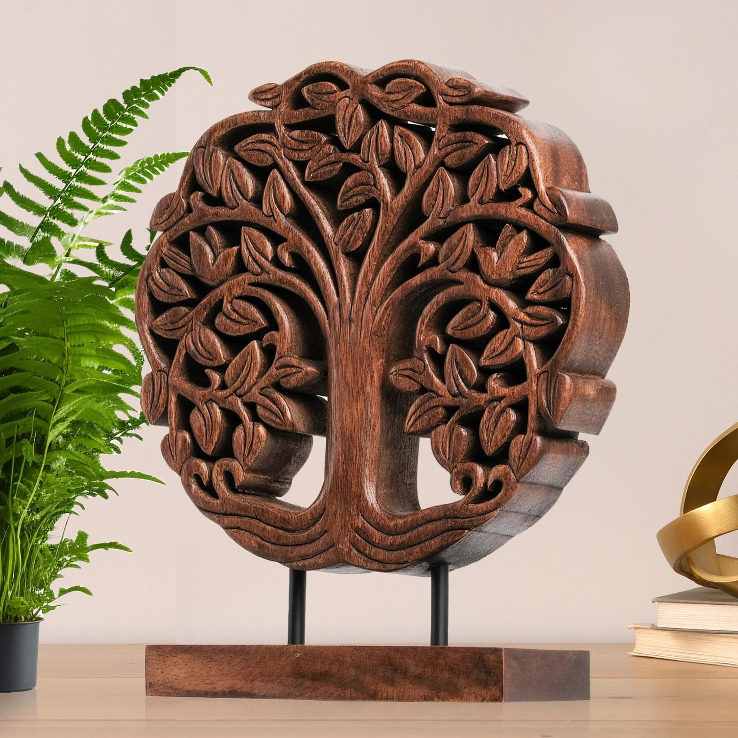 Trezevant Tree of Life Wooden Sculpture - Medium by Decozen