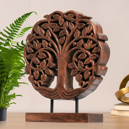 Trezevant Tree of Life Wooden Sculpture - Medium by Decozen