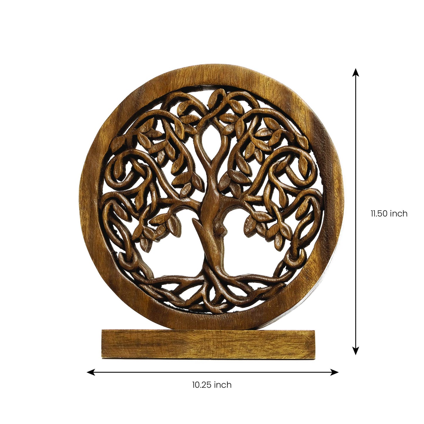 Travilah Tree of Life Wooden Sculpture - Medium by Decozen