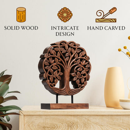 Trezevant Tree of Life Wooden Sculpture - Medium by Decozen