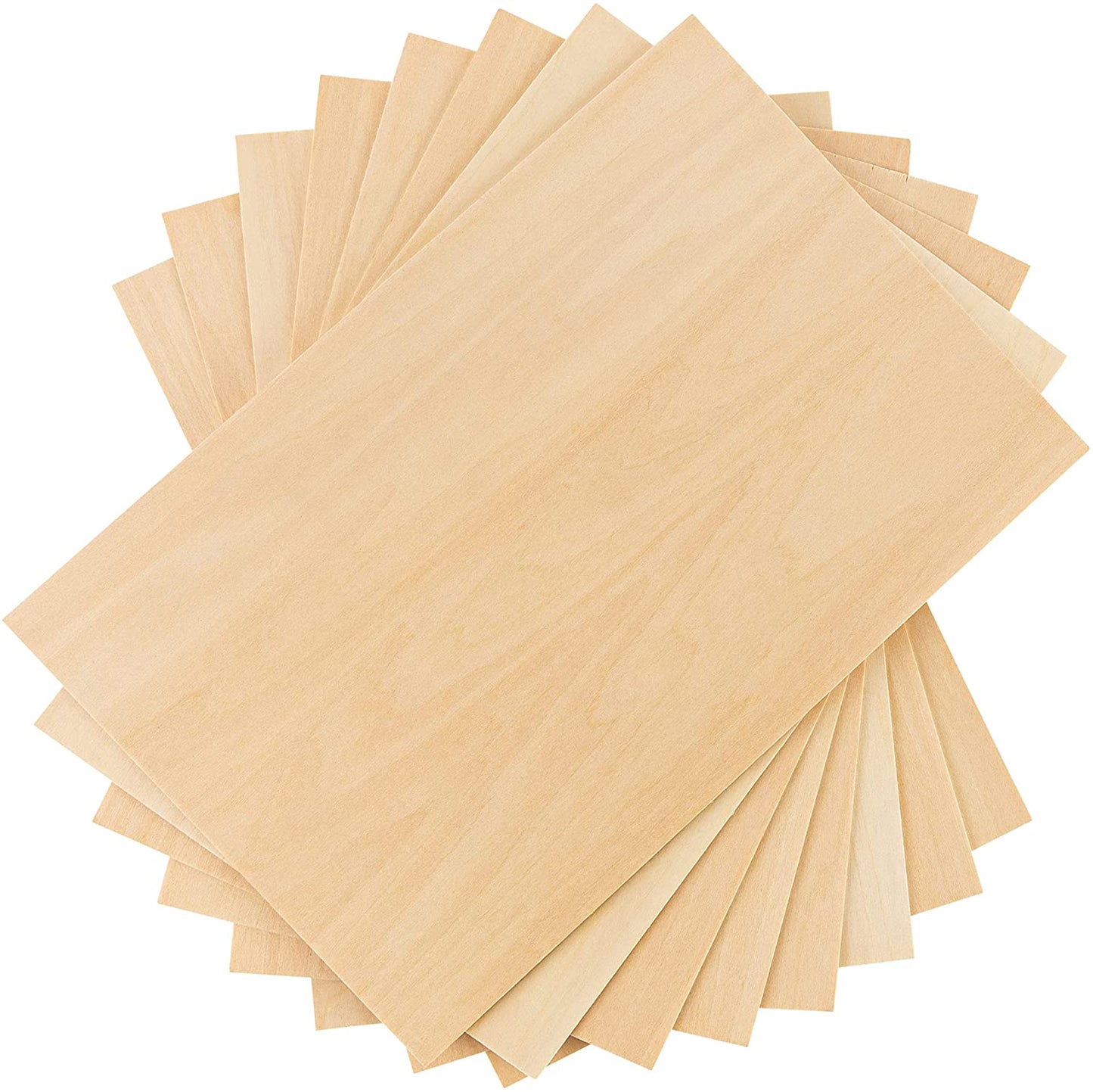 Basswood Sheets 12X8X1/16 16 Pack by Hammont