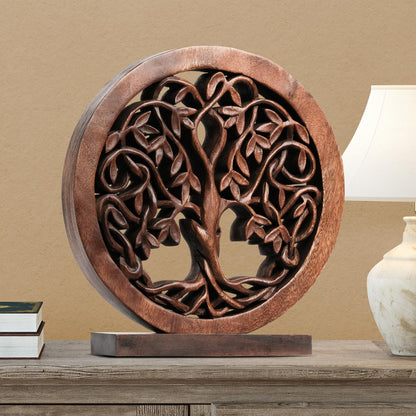 Travilah Tree of Life Wooden Sculpture - Large by Decozen