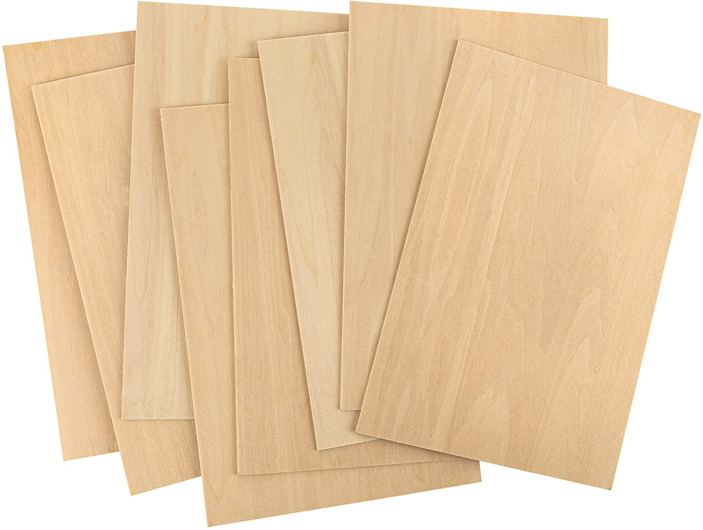 Basswood Sheets 12X8X1/16 16 Pack by Hammont