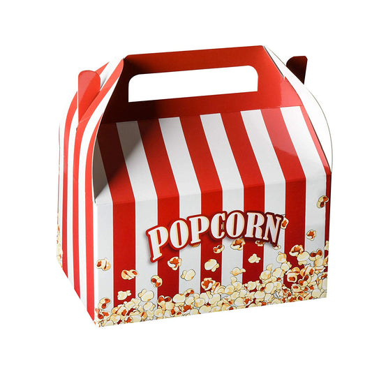 Popcorn Paper Treat Boxes 20 Pack S 6.25" X 3.75" X 3.5" by Hammont