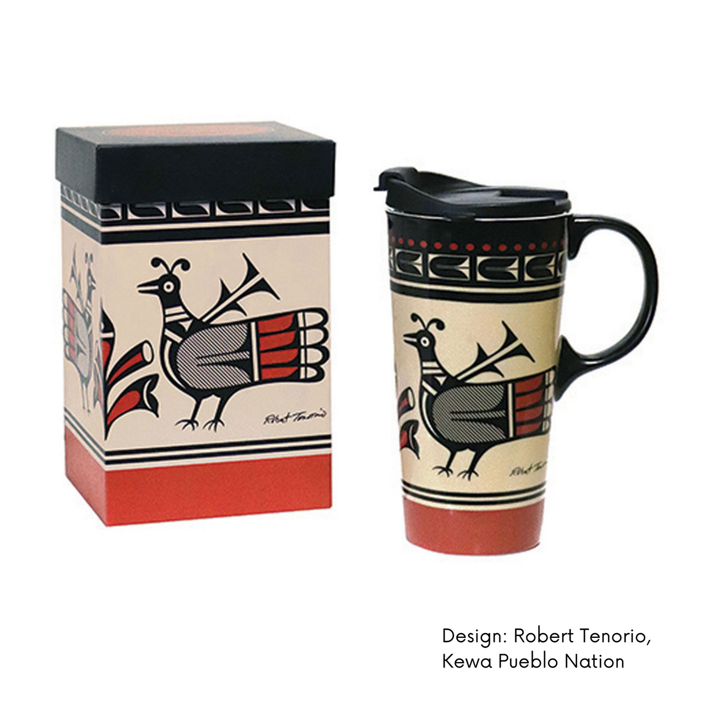 Travel Mug w/ Contemporary Indigenous Design by Made By Humans