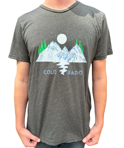 Colorado Summit Stream Shirt (Grey) by Colorado Threads Clothing