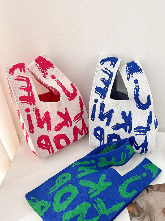 Original Graffiti Contrast Color Bags Accessories by migunica