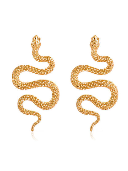 Snake Shape Earrings Accessories by migunica