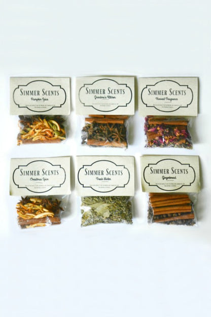 Simmer Scents Sampler Pack of 11