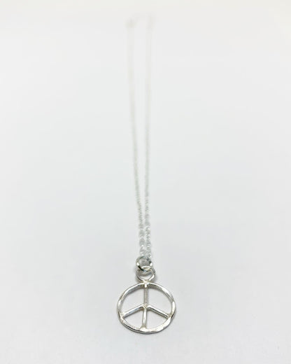 Peace Sign Necklace - Small by Jennifer Cervelli Jewelry