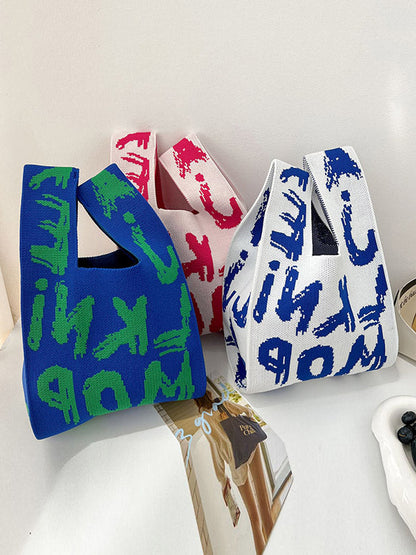 Original Graffiti Contrast Color Bags Accessories by migunica