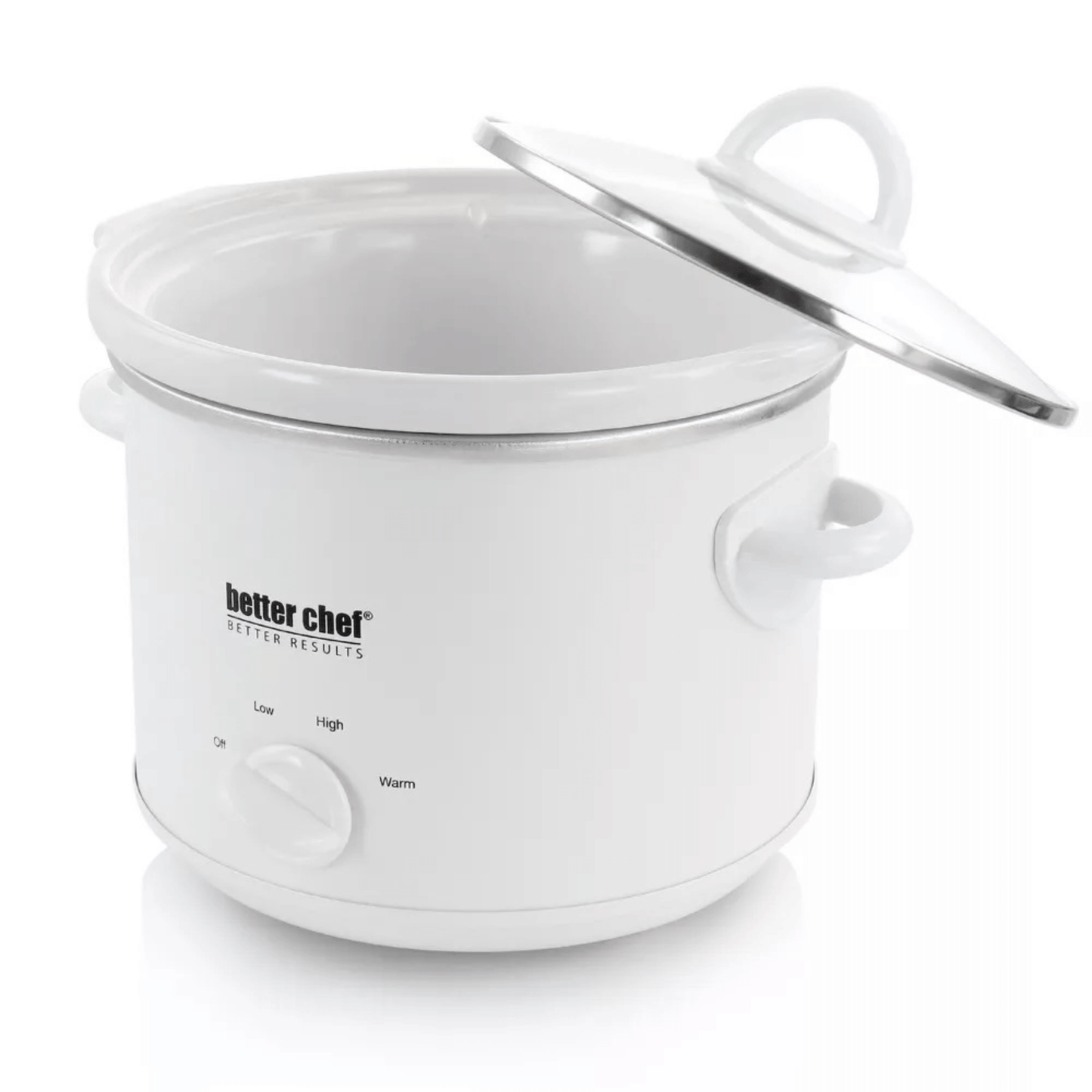 Better Chef 3-Quart Round Stone Cooker with Removable White Crock by Jupiter Gear Home