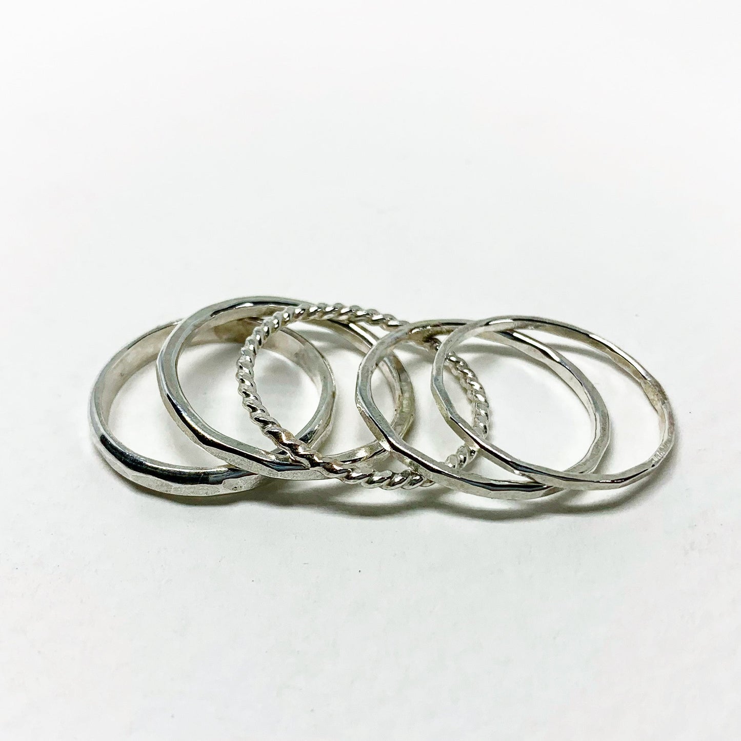 Five Stacking Ring Set by Jennifer Cervelli Jewelry