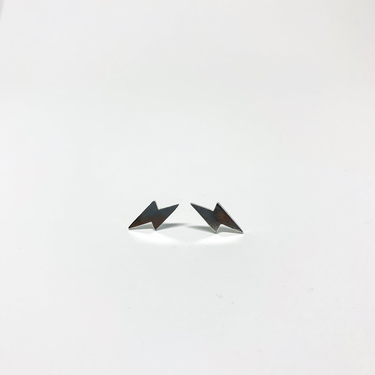 Mini Lightning Bolt Stud Earrings by Jennifer Cervelli Jewelry