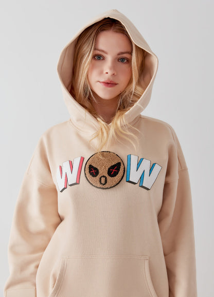 WOW  "Mood" Emoji Hoodie by Amoo