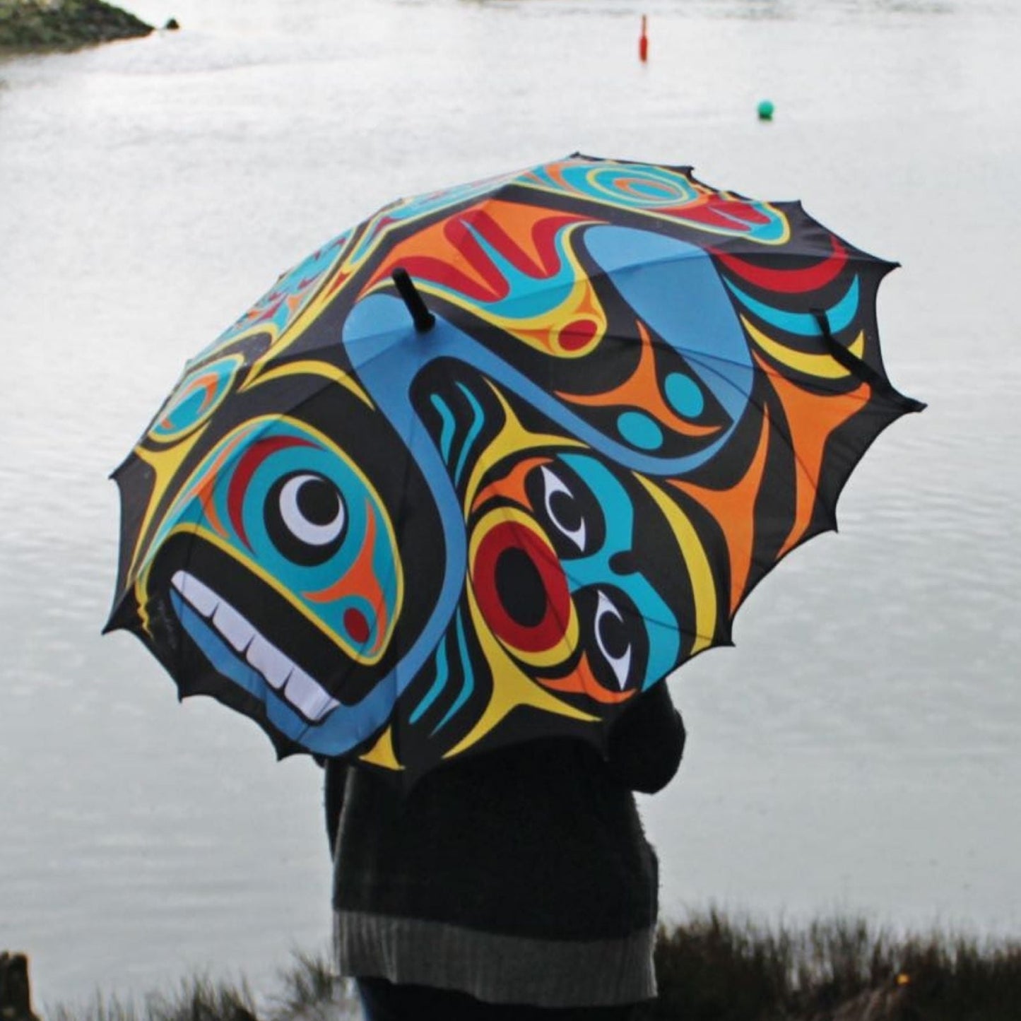 Pacific Umbrella w/ Contemporary Indigenous Design by Made By Humans